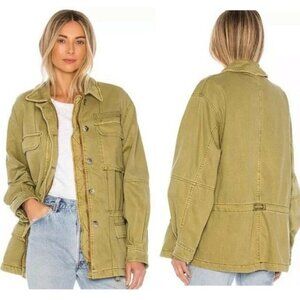 NWT Free People Green Seize The Day Jacket